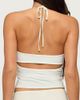 Edikted Edikted Raquel Sequin Striped Halter Top in White, Women's at Urban Outfitters - 5