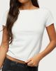 Edikted Edikted Rea Shredded Cutout Lacey Top in White/And/Black, Women's at Urban Outfitters - 3