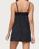 Edikted Edikted Reigna Lacey Polka Dot Mini Dress in Black/And/White, Women's at Urban Outfitters - 3