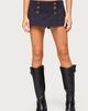 Edikted Edikted Reila Button Wrap Skort in Navy, Women's at Urban Outfitters - 2
