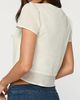 Edikted Edikted Rhorie Cotton Button Up Top in Cream, Women's at Urban Outfitters - 5