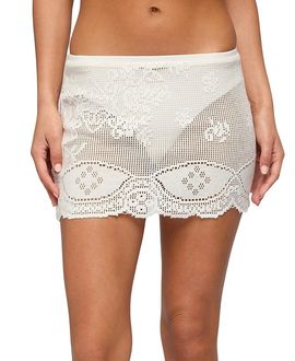 Edikted Edikted Rusa Sheer Crochet Mini Skirt