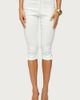 Edikted Edikted Sarafina Capri Pants in White, Women's at Urban Outfitters - 1