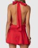 Edikted Edikted Scarf Halter Open Back Mini Dress in Red, Women's at Urban Outfitters - 5