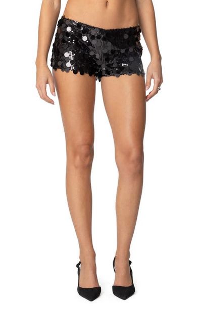 EDIKTED EDIKTED Sephira Sequin Low Rise Micro Shorts