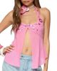Edikted Edikted Sequin Chiffon Split Front Top - 1