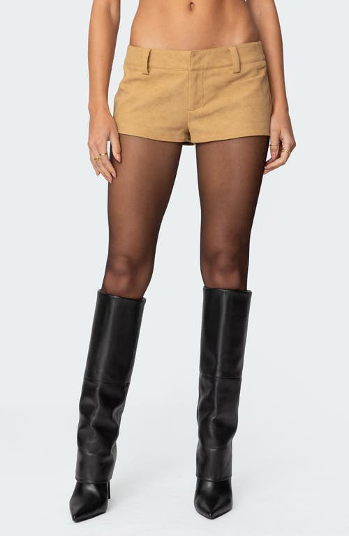 EDIKTED EDIKTED Shane Faux Suede Microshorts