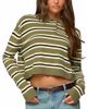 Edikted Edikted Shelby Striped Polo Sweater - 1