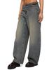 Edikted Edikted Side Belt Low Rise Barrel Jeans - 4