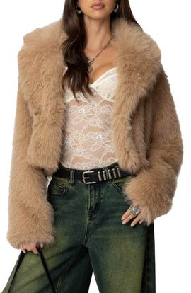 EDIKTED EDIKTED Sierra Faux Fur Jacket