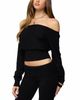 Edikted Edikted Skyla Off Shoulder Knit Sweater - 5