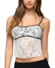 Edikted Edikted Solara Contrast Backless Sheer Crochet Top - 1