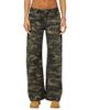 Edikted Edikted Soya Camo Low Rise Baggy Jeans - 1
