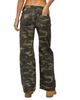 Edikted Edikted Soya Camo Low Rise Baggy Jeans - 2