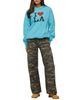 Edikted Edikted Soya Camo Low Rise Baggy Jeans - 3