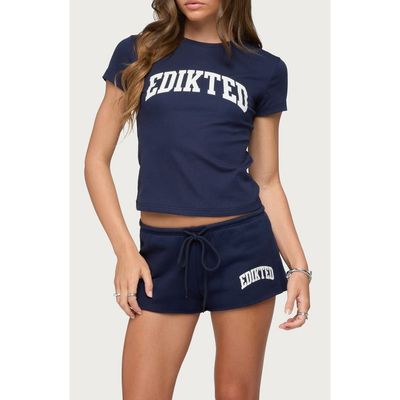 EDIKTED EDIKTED Sporty Babe Crop T-Shirt
