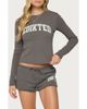 EDIKTED EDIKTED Sporty Babe Graphic Long Sleeve T-Shirt - 1