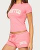 EDIKTED EDIKTED Sporty Babe Logo Stretch Cotton Blend T-Shirt - 4