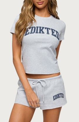 EDIKTED EDIKTED Sporty Babe Logo T-Shirt