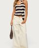 Edikted Edikted Striped Two Piece Scarf Tank Top in Navy/And/Cream, Women's at Urban Outfitters - 2