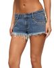 Edikted Edikted Studded Frayed Low Rise Denim Shorts - 4