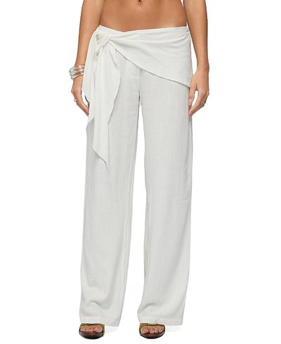 Edikted Edikted Suki Sarong Belt Linen Look Pants
