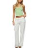 Edikted Edikted Suki Sarong Belt Linen Look Pants - 4