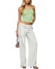 Edikted Edikted Suki Sarong Belt Linen Look Pants - 5