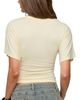 Edikted Edikted Sully Iridescent Button Wrapped Top - 2