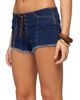 Edikted Edikted Svea Lace Up Denim Micro Shorts - 4