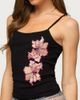 Edikted Edikted Sylvanna Sequin Flower Tank Top in Black, Women's at Urban Outfitters - 3