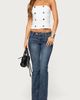 Edikted Edikted Tanda Napoleon Strapless Top in White, Women's at Urban Outfitters - 2