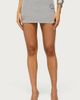Edikted Edikted Teagyn Metallic Knit Mini Skort in Silver, Women's at Urban Outfitters - 1