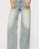 Edikted Edikted Teala Studded Low Rise Baggy Jeans in Light/Blue/Washed, Women's at Urban Outfitters - 1