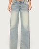 Edikted Edikted Teala Studded Low Rise Baggy Jeans in Light/Blue/Washed, Women's at Urban Outfitters - 3
