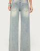 Edikted Edikted Teala Studded Low Rise Baggy Jeans in Light/Blue/Washed, Women's at Urban Outfitters - 5