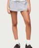 Edikted Edikted Tenney Contrast Flared Mini Skort in Gray/Melange, Women's at Urban Outfitters - 2