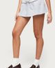 Edikted Edikted Tenney Contrast Flared Mini Skort in Gray/Melange, Women's at Urban Outfitters - 3
