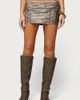 Edikted Edikted Teresa Printed Mesh Mini Skirt in Brown, Women's at Urban Outfitters - 1
