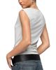 Edikted Edikted Tie Front V Neck Wrap Top - 2