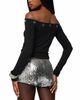 Edikted Edikted Trina Grommet Off Shoulder Top - 3