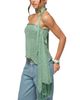 Edikted Edikted Two Piece Sequin Knit Scarf Top - 4