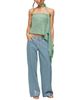 Edikted Edikted Two Piece Sequin Knit Scarf Top - 5