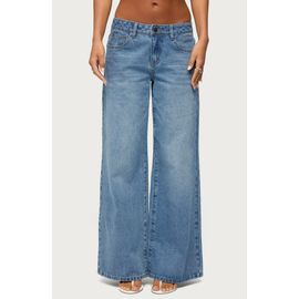 EDIKTED EDIKTED UK Cutie Low Rise Wide Leg Jeans