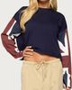 Edikted Edikted Uk Muse Long Sleeve Top in Navy, Women's at Urban Outfitters - 1