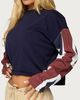 Edikted Edikted Uk Muse Long Sleeve Top in Navy, Women's at Urban Outfitters - 3