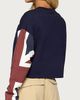 Edikted Edikted Uk Muse Long Sleeve Top in Navy, Women's at Urban Outfitters - 5