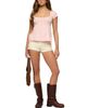 Edikted Edikted Ulyana Cable Knit Babydoll Top - 5