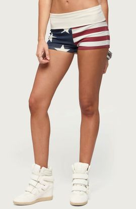 EDIKTED EDIKTED USA Foldover Shorts
