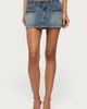Edikted Edikted Verena Zip Pocket Micro Skort in Medium/Blue/Washed, Women's at Urban Outfitters - 1